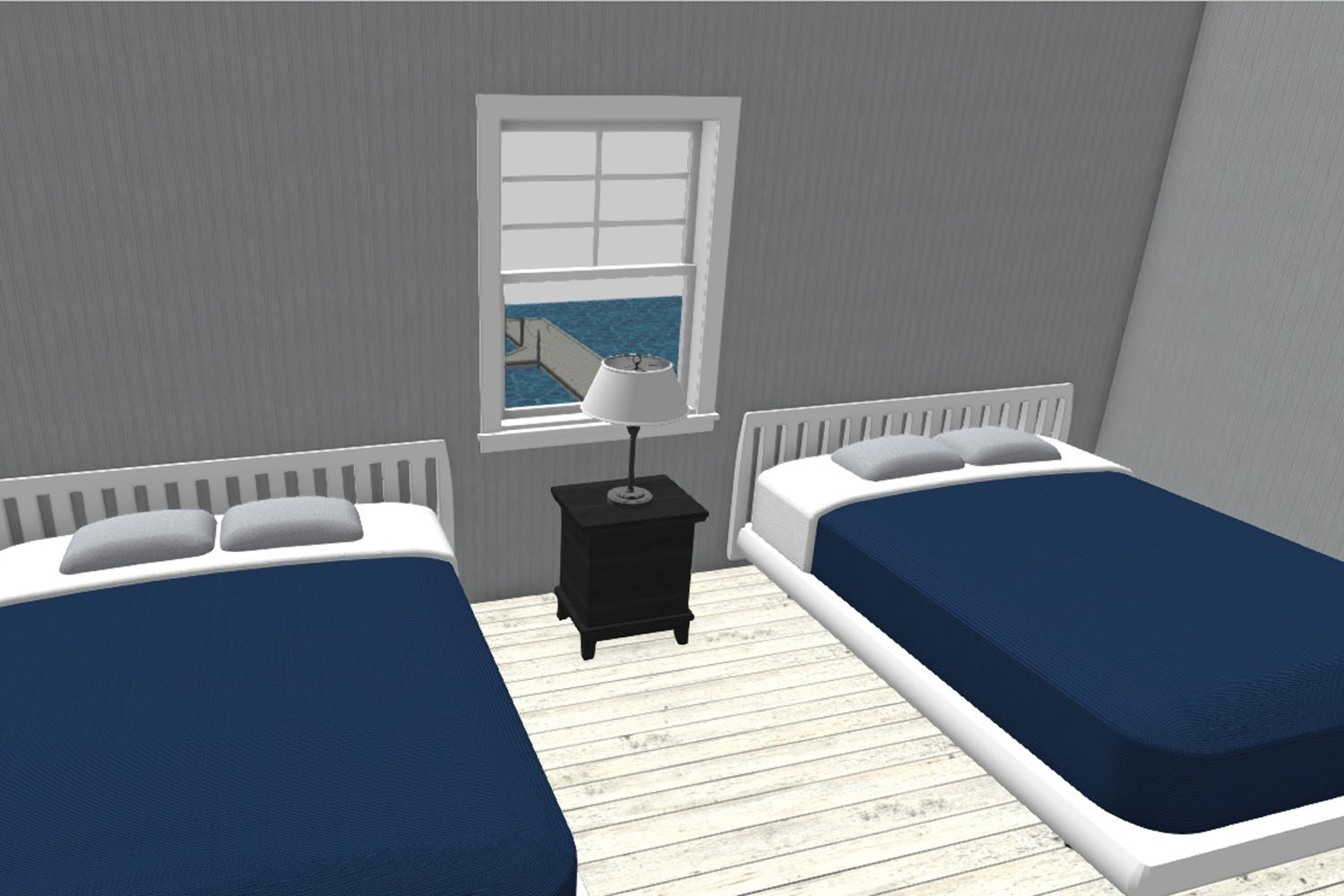 Cabin 14 Lakeside Bedroom