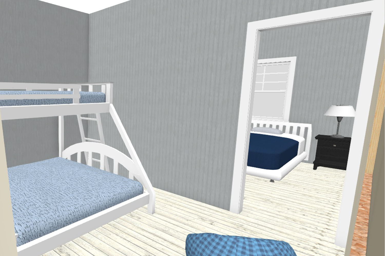Cabin 15 - Large Bedroom with Extra Bed